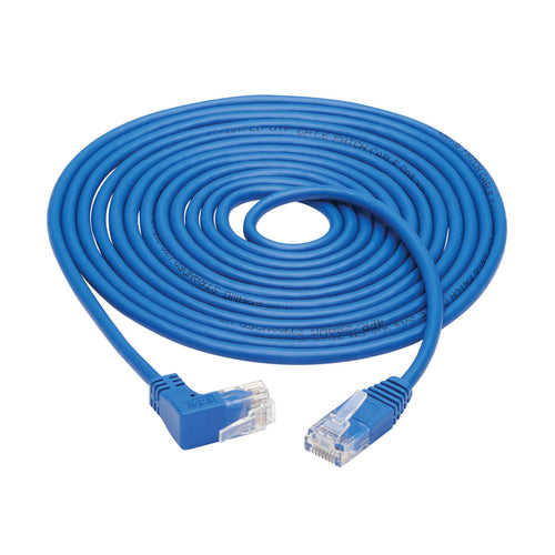 Cat6 Gigabit-Ethernet-Kabel 3m Winkelstecker (RJ45, nach oben gewinkelt) Tripp Lite Blau