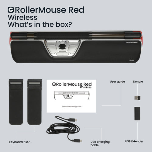 Contour Design RollerMouse Red Maus