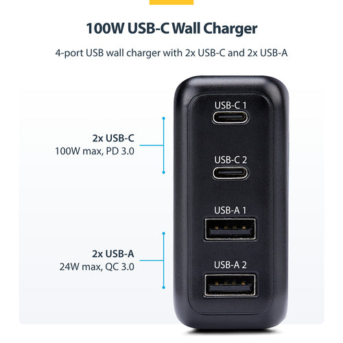 StarTech.com 2210GCN-WALL-CHARGER mobile device charger