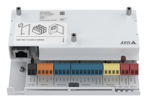 Security Door Controller Axis 02369-001 11.5-12.5V UL 2043 0-55°C