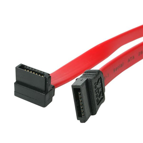 SATA Cable 24 Inch Right Angle SATA III Red 7-Pin