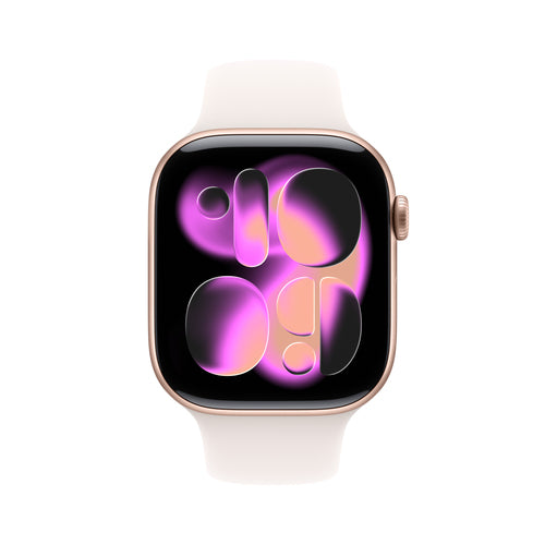 Apple Watch Series 11 GPS 46mm Roségold Aluminium 64GB OLED Touchscreen