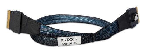 Icy Dock MB406L-B Serial Attached SCSI (SAS) cable