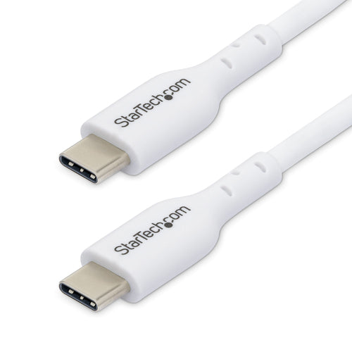 1,8m USB-C Ladekabel 60W Power Delivery USB 2.0 Weiß - StarTech.com