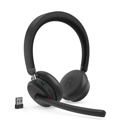 Kabelloses Lenovo ANC Headset 6550 Büro Callcenter 20-20000 Hz Leicht Schwarz