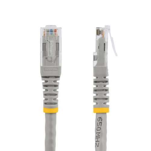 StarTech.com 1,5 m CAT6 Ethernet-Kabel – Grau – Gigabit-Netzwerk – 100 W PoE
