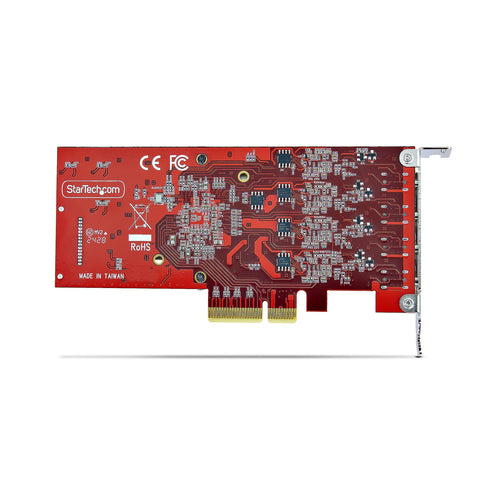 StarTech.com P10Q4C-USB-CARD-LP interface cards/adapter