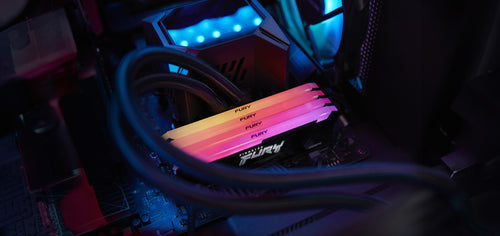 DDR4 32GB 3200MT/s Kingston Technology FURY Beast RGB Memory Module Kit of 2