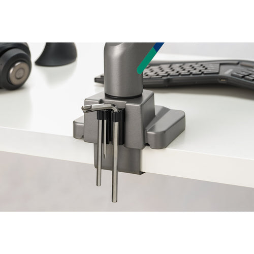 Kensington SmartFit Dual Monitorarm 32 Zoll mit Höhenverstellung - Klemme/Durchführung