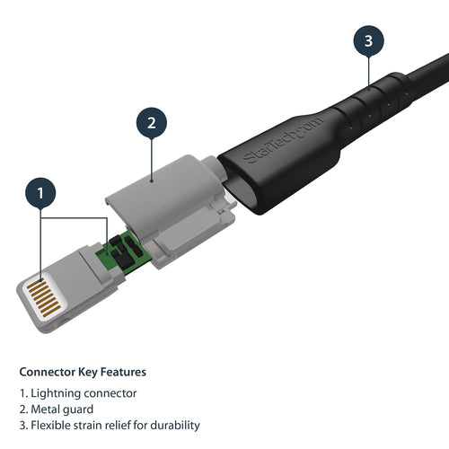 StarTech.com RUSBLTMM2MB lightning cable