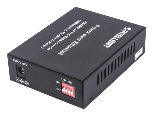 Gigabit PoE+ Medienkonverter 1000Base-T RJ45 auf SFP Port 1000 Mbit/s