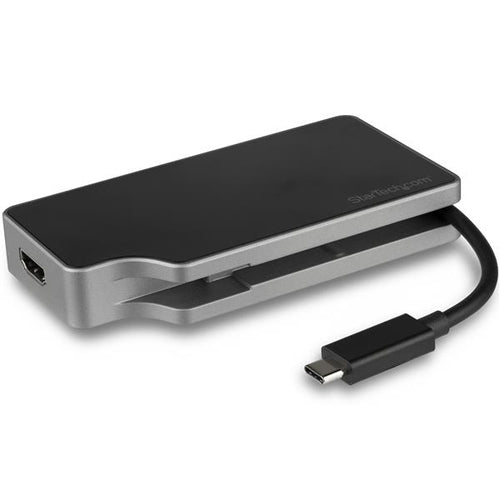 StarTech.com USB-C Multiport Video Adapter – 4K 60Hz, HDMI, Mini DisplayPort, VGA, DVI – 5-in-1 mit 95W PD Passthrough