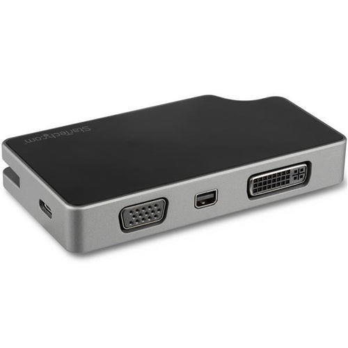 StarTech.com USB-C Multiport Video Adapter – 4K 60Hz, HDMI, Mini DisplayPort, VGA, DVI – 5-in-1 mit 95W PD Passthrough