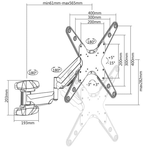 Manhattan 461641 monitor mount / stand