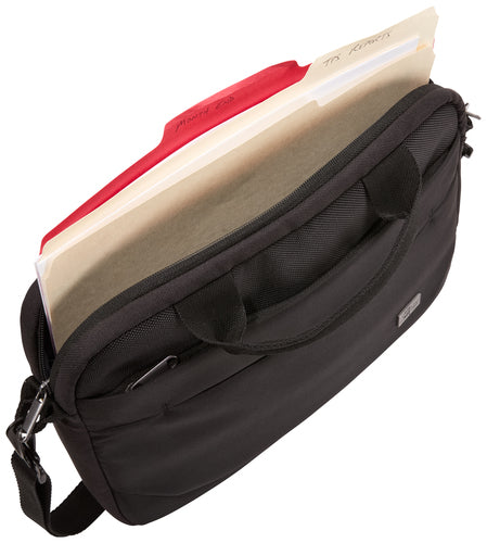Case Logic Advantage ADVA-111 Schwarze Messenger Bag – Leichte 11,6-Zoll-Laptoptasche