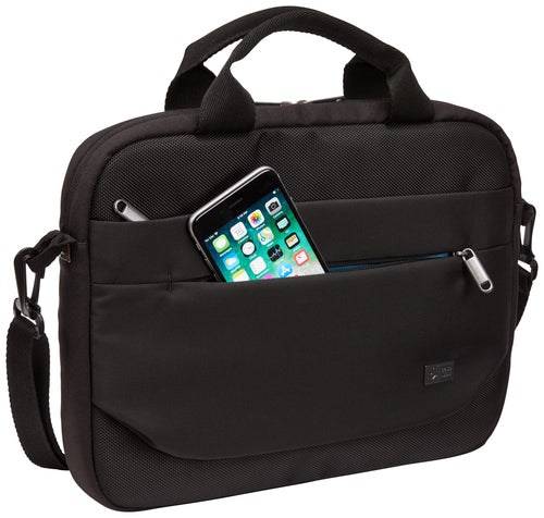 Case Logic Advantage ADVA-111 Schwarze Messenger Bag – Leichte 11,6-Zoll-Laptoptasche