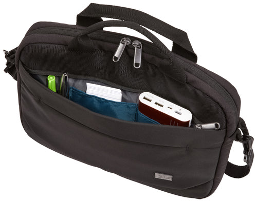 Case Logic Advantage ADVA-111 Schwarze Messenger Bag – Leichte 11,6-Zoll-Laptoptasche