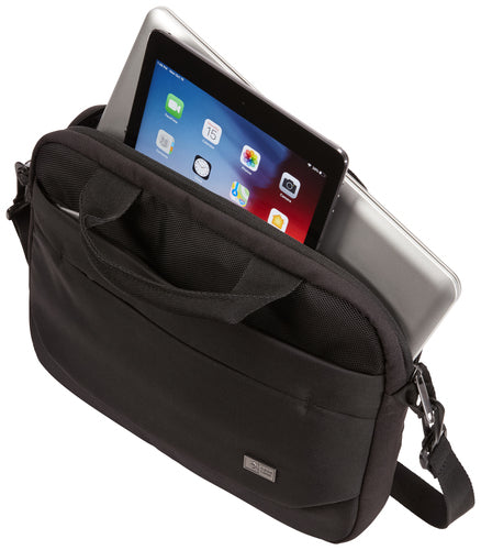 Case Logic Advantage ADVA-111 Schwarze Messenger Bag – Leichte 11,6-Zoll-Laptoptasche