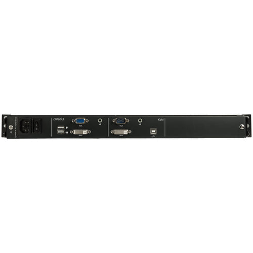 17 Zoll Dual Rail KVM-Konsole 1080p HDMI VGA Rackmount USB