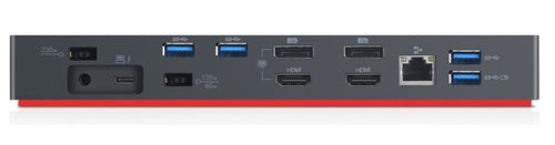 Lenovo 40AN0135US Thunderbolt 3 Dock - 4K Ultra HD Schwarz/Rot