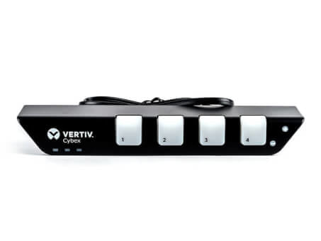 KVM-Switch Vertiv AFP0004 Ethernet LAN Schwarz & Weiß