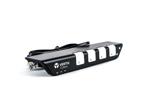 Vertiv AFP0008 KVM Switch – Ethernet LAN, Schwarz & Weiß