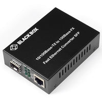 Network Media Converter Black Box LHC210A 100Mbps SFP Cat5 100m