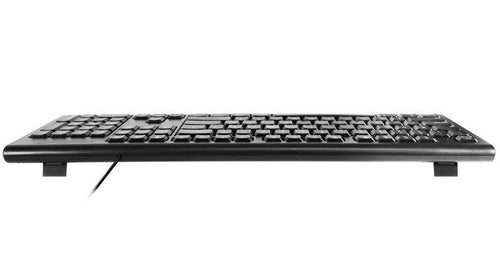Full-Size Wired USB Keyboard Macally QKEYB Black