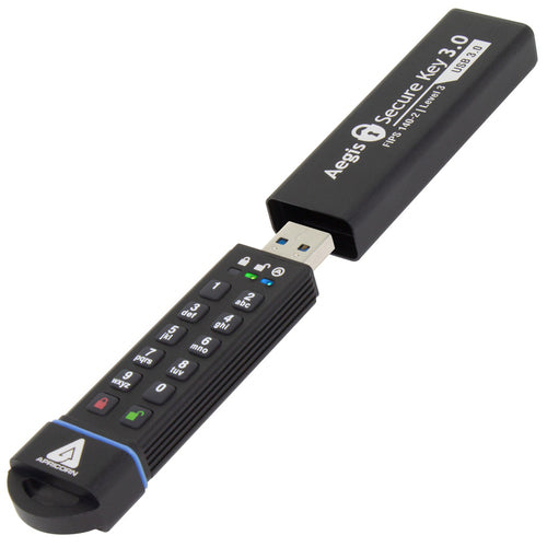 480GB Apricorn Aegis Secure Key 3.0 USB-Stick 195MB/s