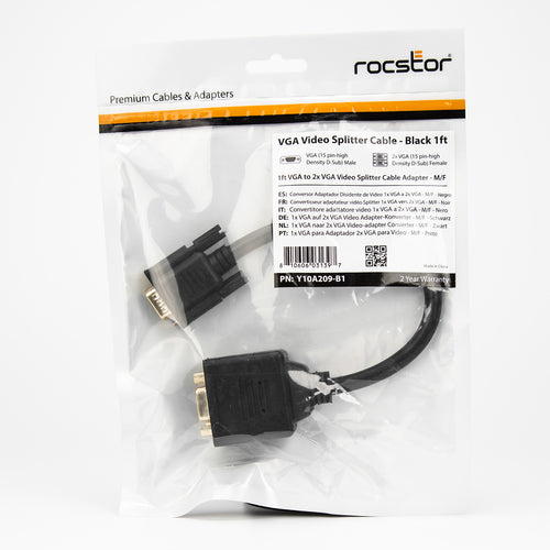 Rocstor Y10A209-B1 video splitter
