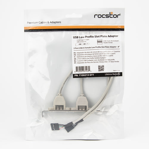Rocstor Y10A213-GY1 drive bay panel