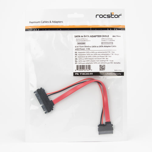 Rocstor Y10C253-R1 SATA cable