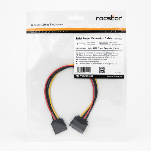 Rocstor Y10C213-B1 SATA cable