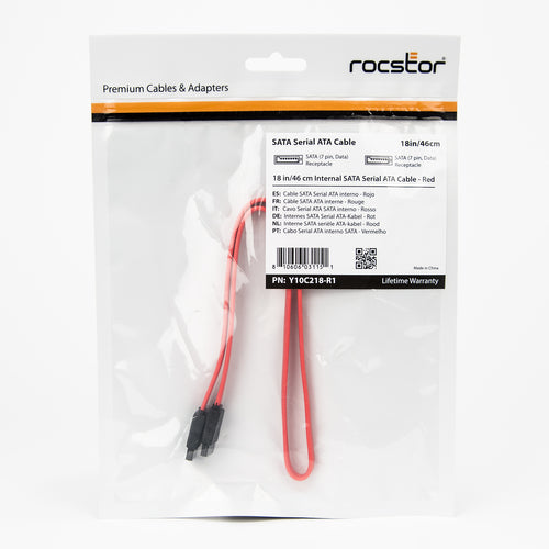 Rocstor Y10C218-R1 SATA cable