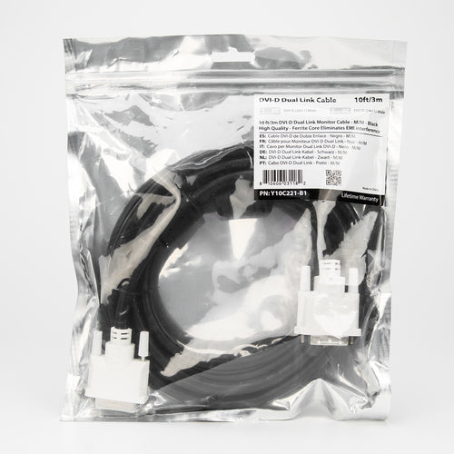 Rocstor Y10C221-B1 DVI cable