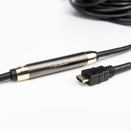 HDMI-Kabel 7,6m Typ A 3D 2,25 Gbit/s Schwarz Rocstor