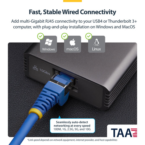 StarTech.com USB4-10GBE-ETHERNET network card