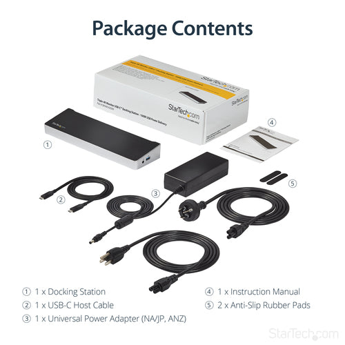 StarTech.com DK30CH2DEP laptop dock/port replicator
