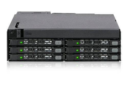 Drive Bay Panel Icy Dock MB606SPO-B Metal 12Gb/s with 4cm Fan