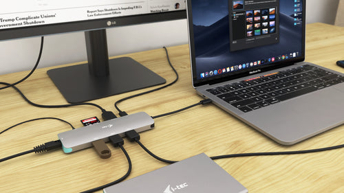 i-tec Metal C31NANODOCKLANPD laptop dock/port replicator
