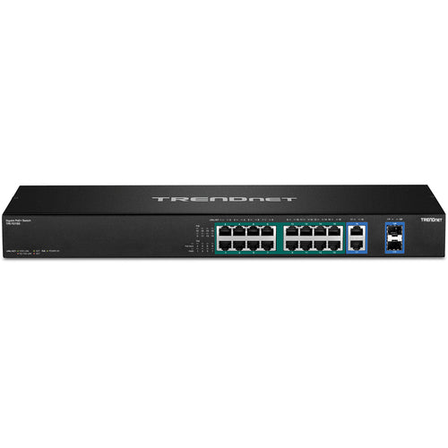 Gigabit-Ethernet-Switch Unmanaged 10/100/1000 MBit/s PoE 1HE Rackmontage
