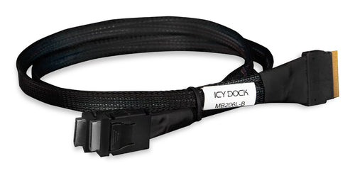Icy Dock MB206L-B Serial Attached SCSI (SAS) cable