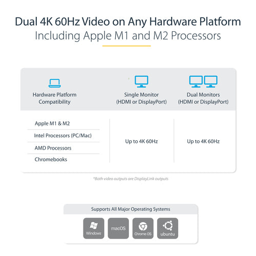 StarTech.com DK30C2DPEP laptop dock/port replicator