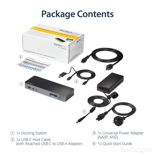StarTech.com DK30C2DPPD laptop dock/port replicator