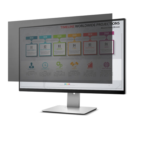 Privacy Filter Monitor Rocstor PrivacyView 19-Inch Frameless Anti-Reflective