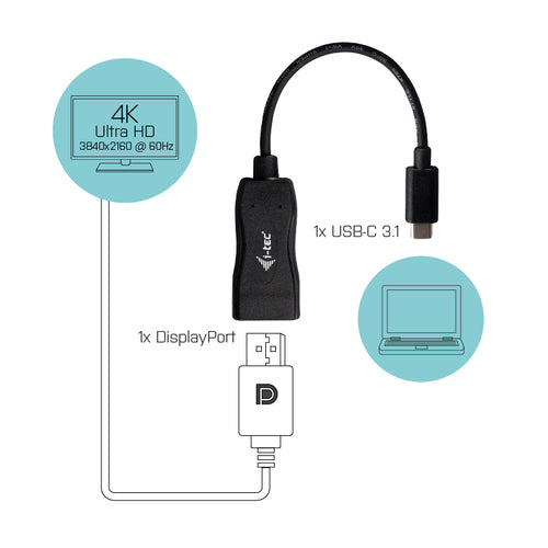 i-tec C31DP60HZP video cable adapter