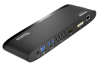 Plugable Technologies UD-3900H USB Docking Station - High-Speed Connectivity, Black