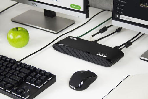 Plugable Technologies UD-3900H USB Docking Station - High-Speed Connectivity, Black