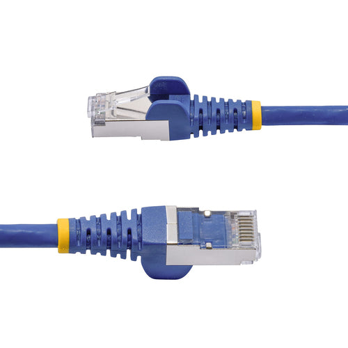CAT8 Ethernet-Kabel 15 cm knickfrei RJ45 25G 2000MHz S/FTP Blau