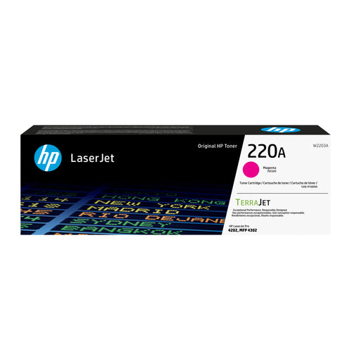 HP 220A Mgn LaserJet toner cartridge